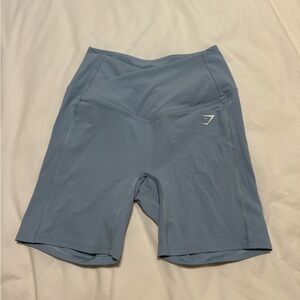 Blue gym shark shorts
